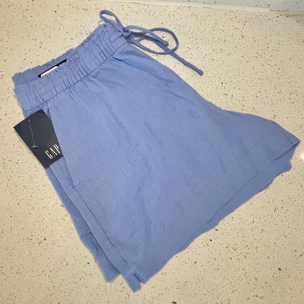 GAP 'Linen Pull-on drawstring Shorts
